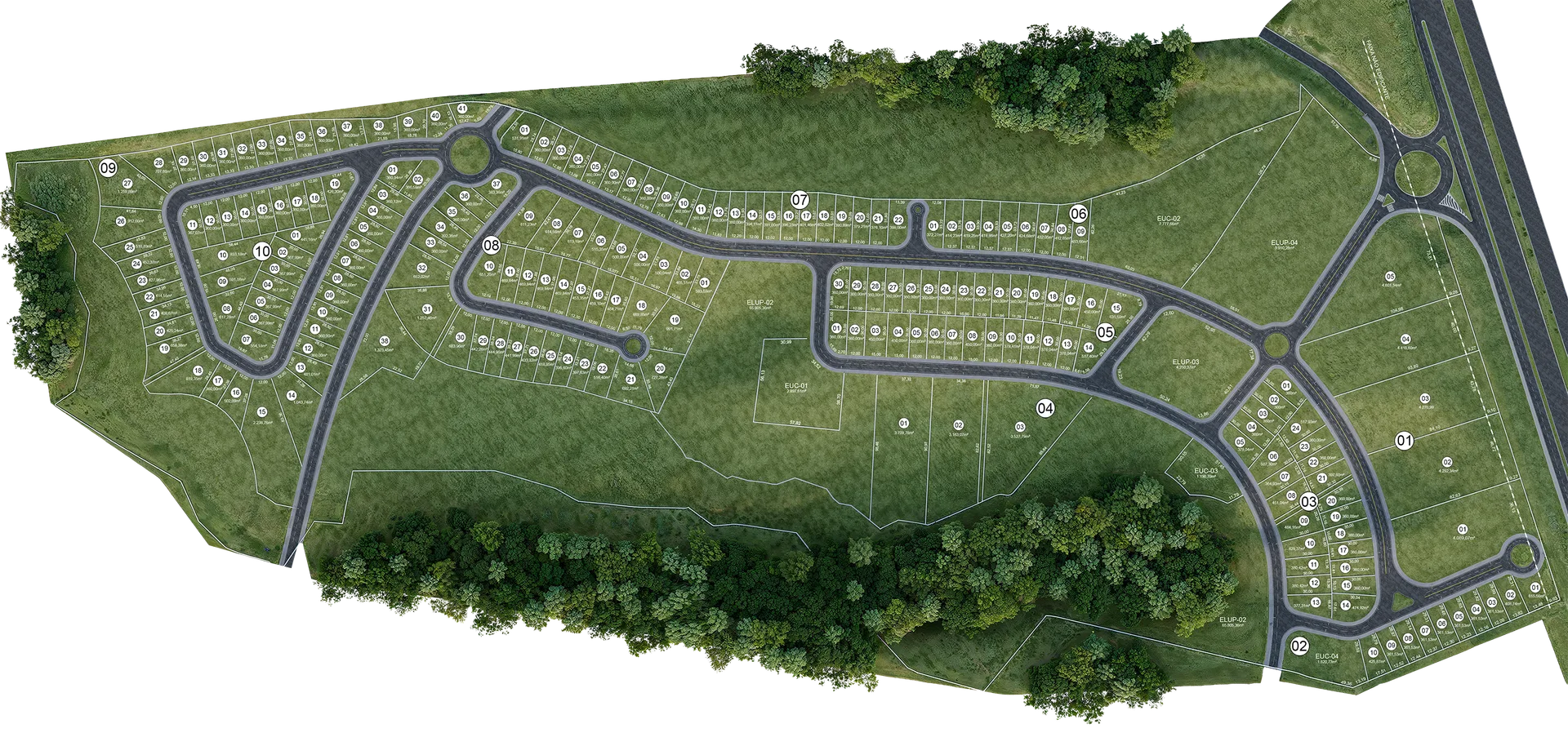 Masterplan ampliado do Boulevard Linha Verde